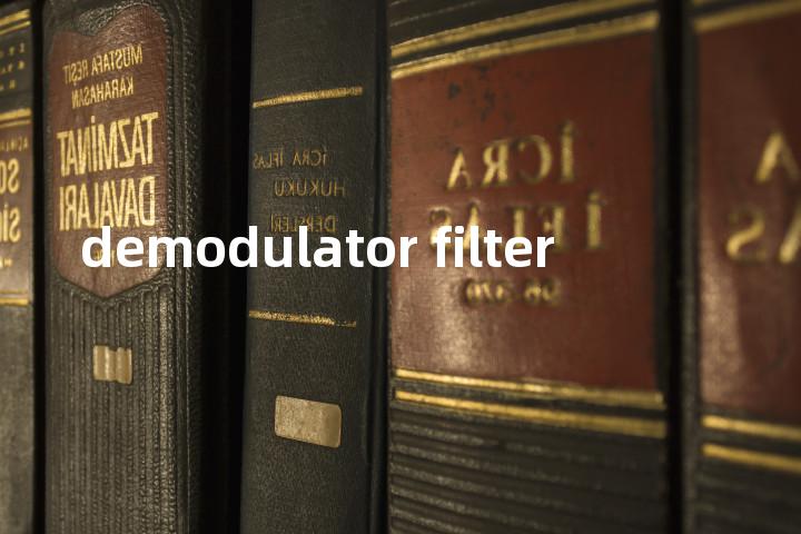 demodulator filter单词图解，单词释义场景配图