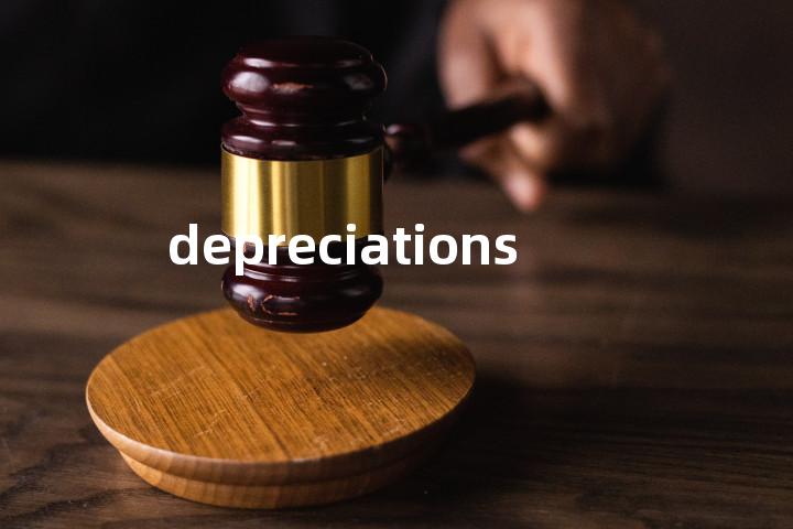 depreciations单词图解，单词释义场景配图