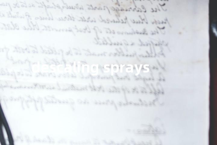 descaling sprays单词图解，单词释义场景配图