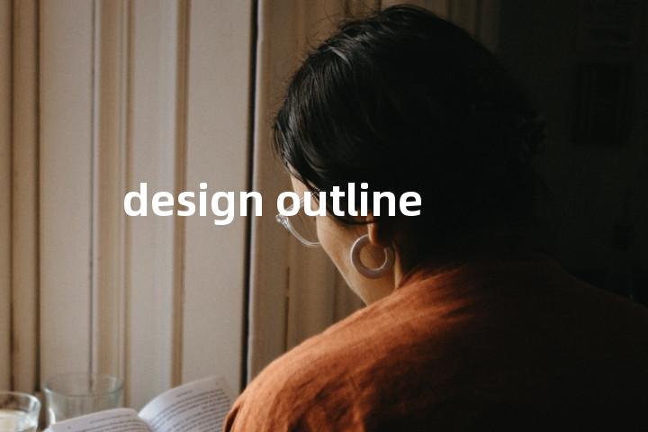design outline单词图解，单词释义场景配图