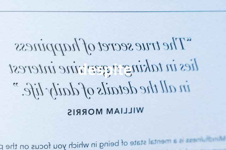despite