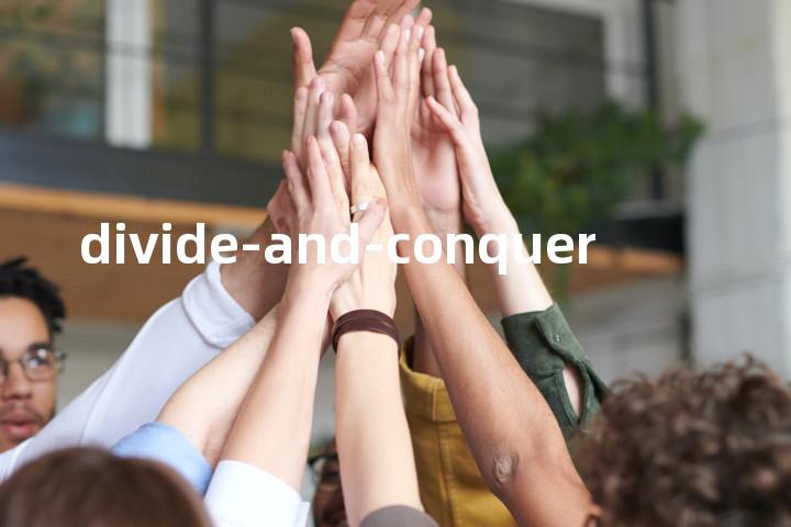 divide-and-conquer单词图解，单词释义场景配图