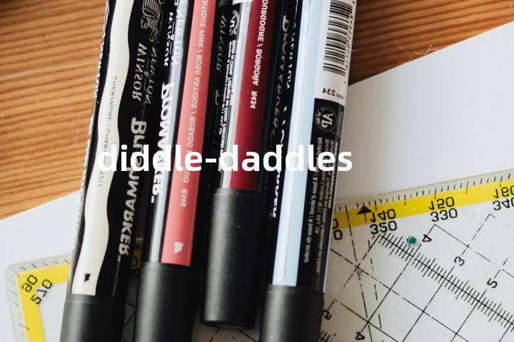 diddle-daddles单词图解，单词释义场景配图