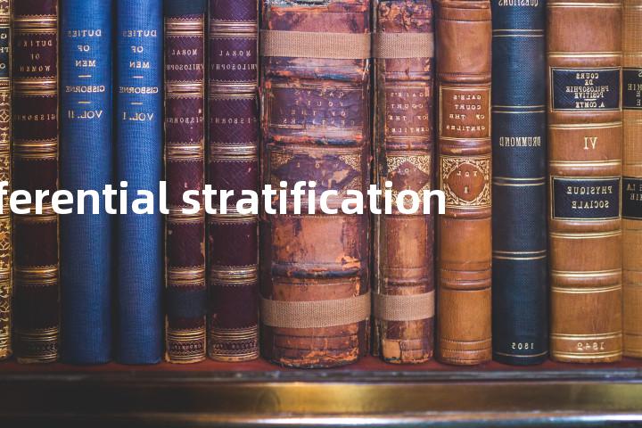 differential stratification单词图解，单词释义场景配图