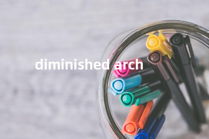 diminished arch单词图解，单词释义场景配图