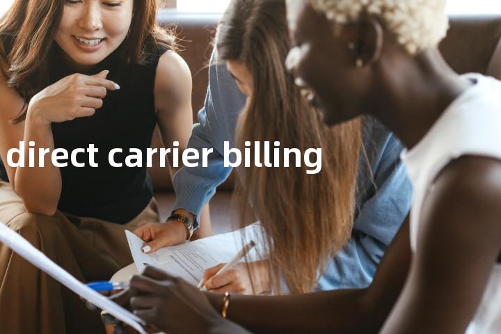 direct carrier billing单词图解，单词释义场景配图