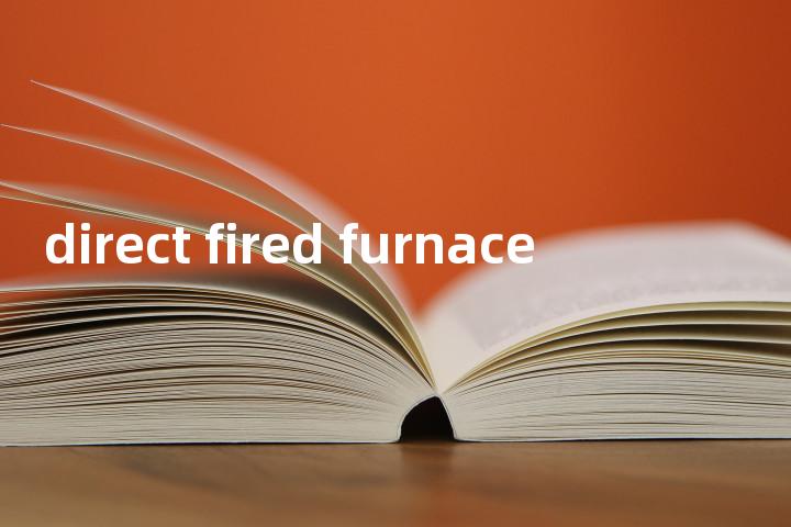 direct fired furnace单词图解，单词释义场景配图