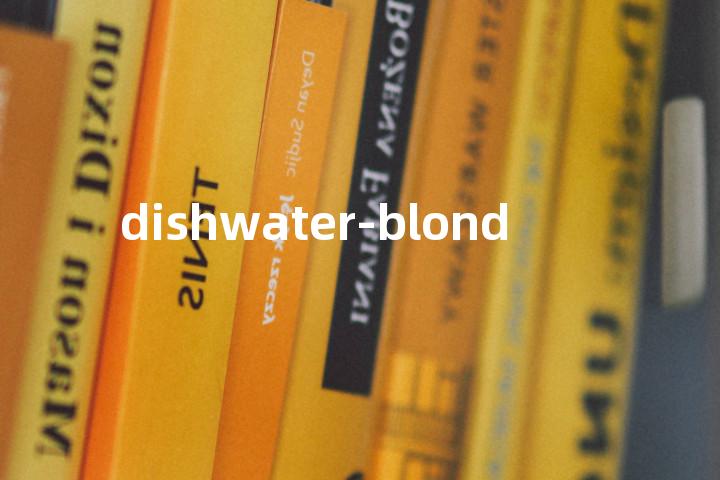dishwater-blond单词图解，单词释义场景配图