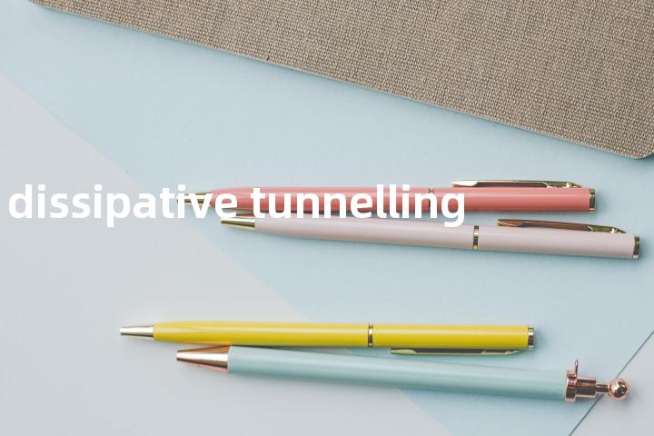 dissipative tunnelling单词图解，单词释义场景配图