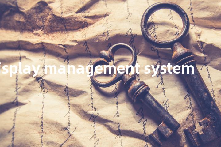 display management system单词图解，单词释义场景配图