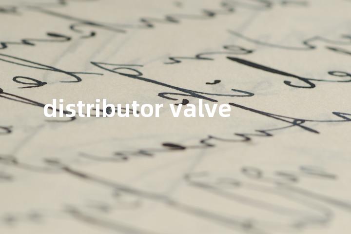 distributor valve单词图解，单词释义场景配图