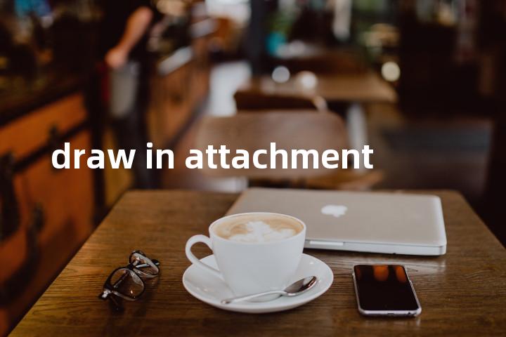 draw in attachment单词图解，单词释义场景配图