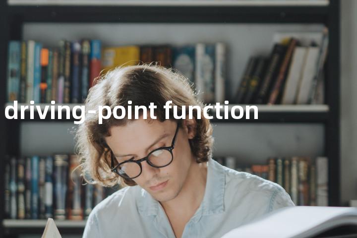 driving-point function单词图解，单词释义场景配图