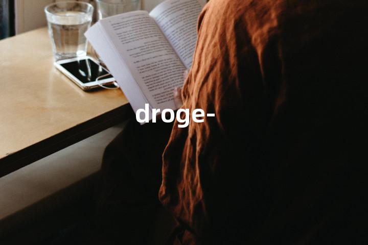 droge-单词图解，单词释义场景配图