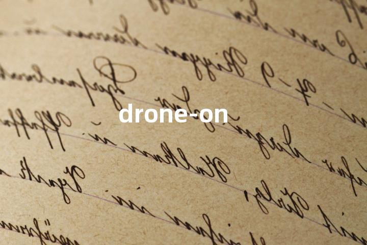 drone-on单词图解，单词释义场景配图