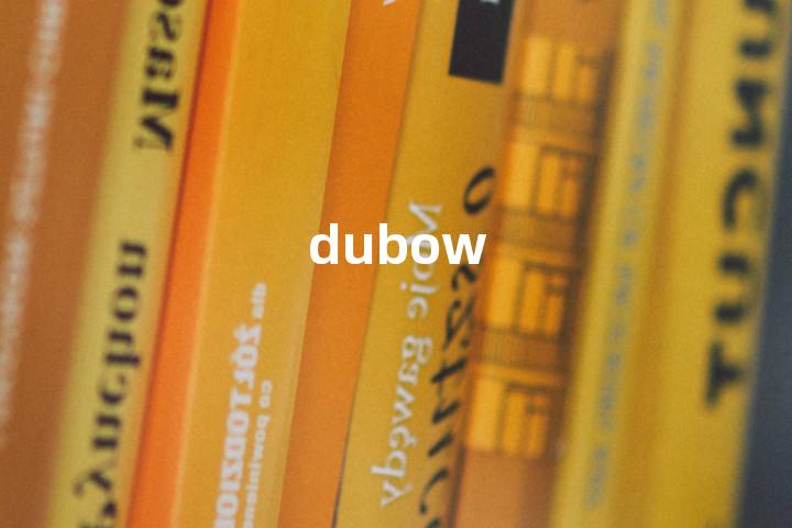 dubow单词图解，单词释义场景配图