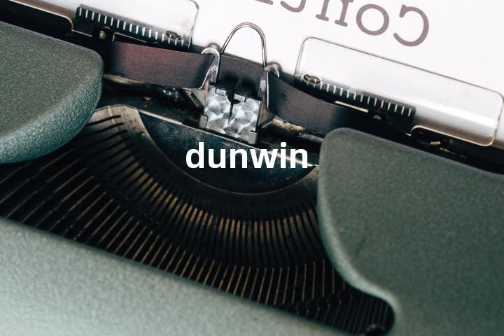 dunwin单词图解，单词释义场景配图