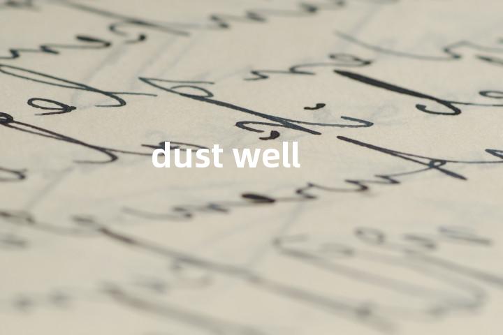 dust well单词图解，单词释义场景配图