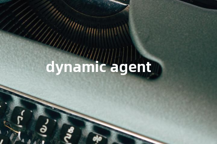 dynamic agent单词图解，单词释义场景配图