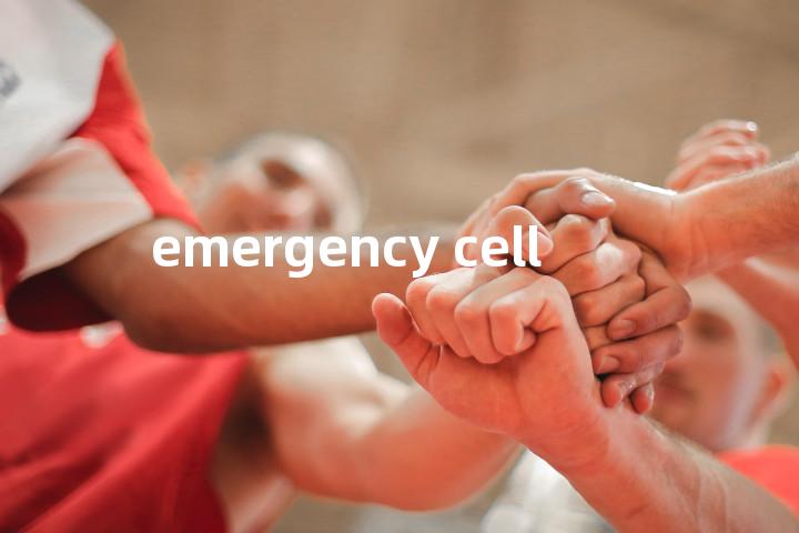 emergency cell单词图解，单词释义场景配图