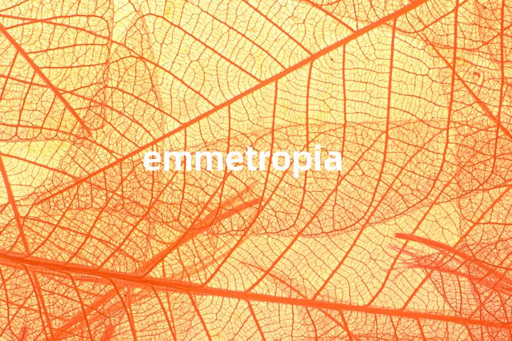 emmetropia单词图解，单词释义场景配图