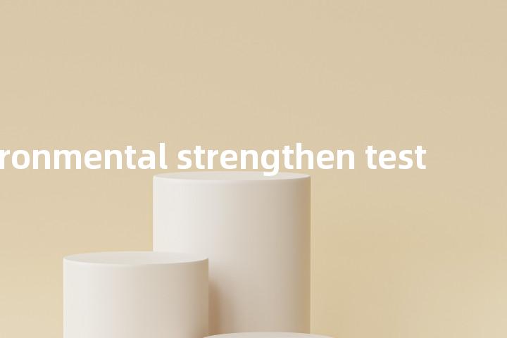 environmental strengthen test单词图解，单词释义场景配图