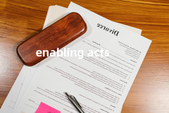 enabling acts单词图解，单词释义场景配图
