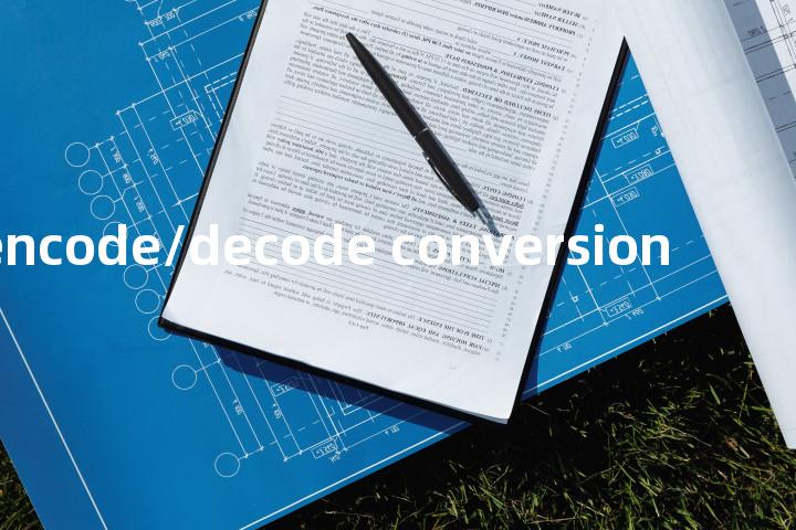 encode/decode conversion单词图解，单词释义场景配图