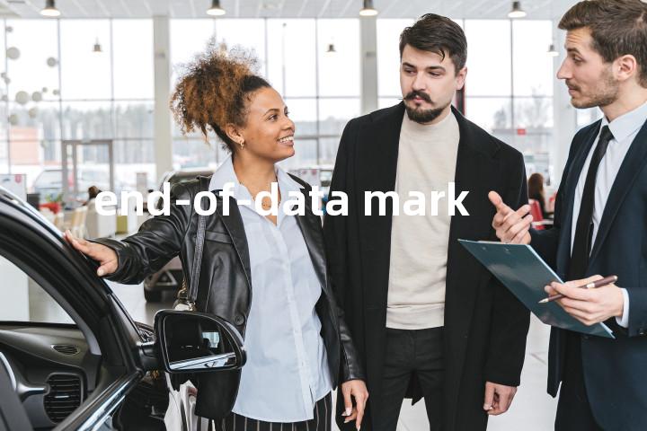 end-of-data mark单词图解，单词释义场景配图