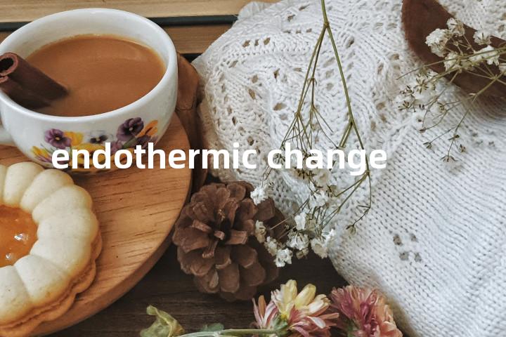endothermic change单词图解，单词释义场景配图