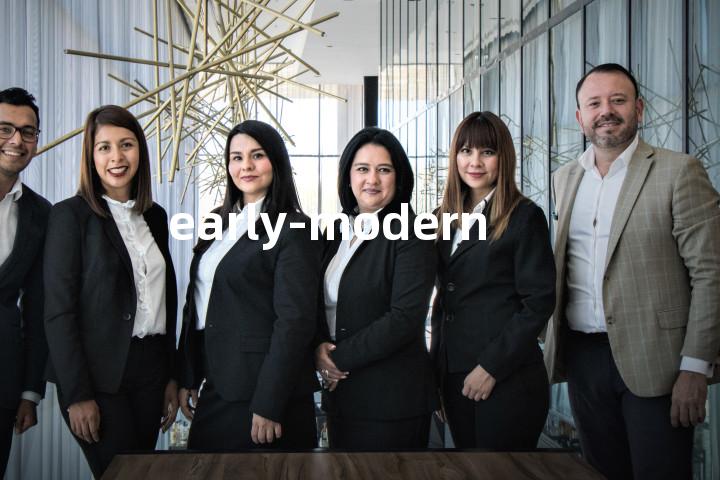 early-modern单词图解，单词释义场景配图