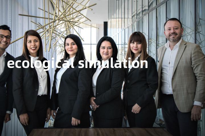 ecological simulation单词图解，单词释义场景配图