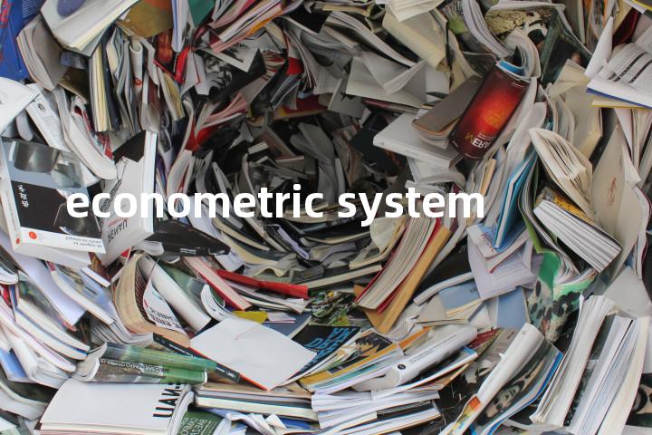 econometric system单词图解，单词释义场景配图