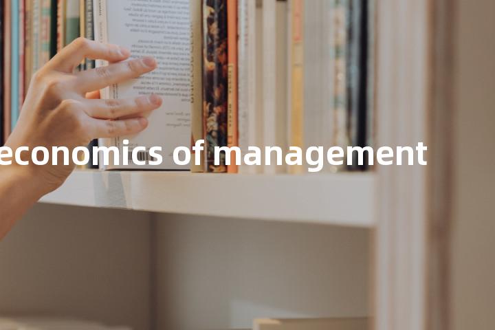 economics of management单词图解，单词释义场景配图