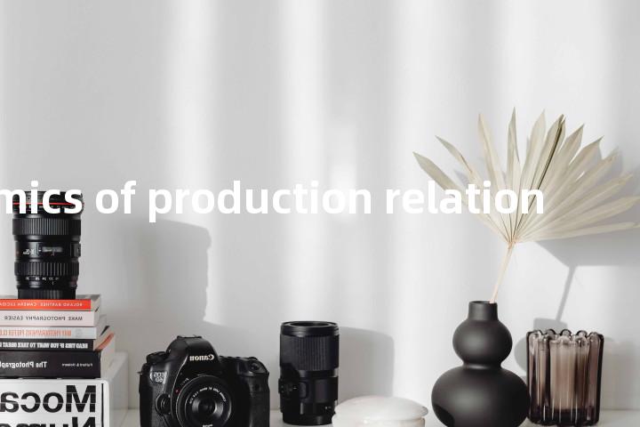 economics of production relation单词图解，单词释义场景配图