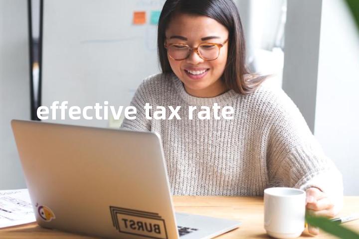 effective tax rate单词图解，单词释义场景配图