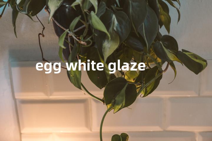 egg white glaze单词图解，单词释义场景配图