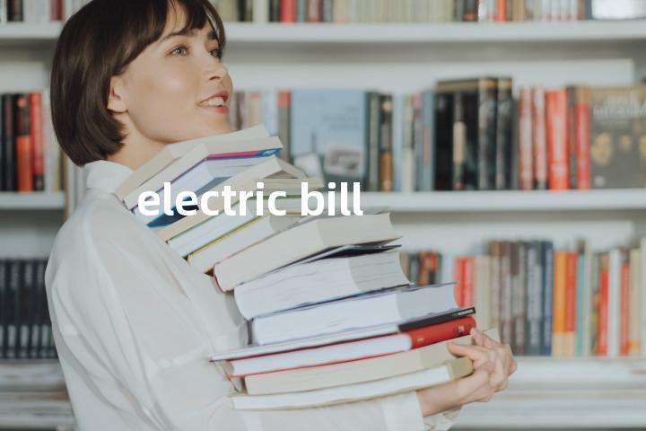 electric bill单词图解，单词释义场景配图