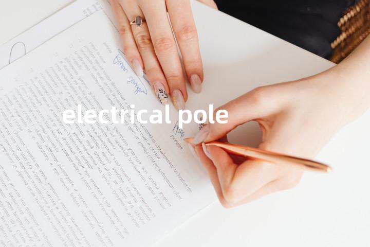 electrical pole单词图解，单词释义场景配图