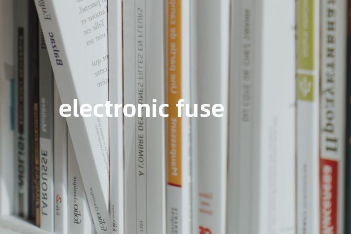 electronic fuse单词图解，单词释义场景配图