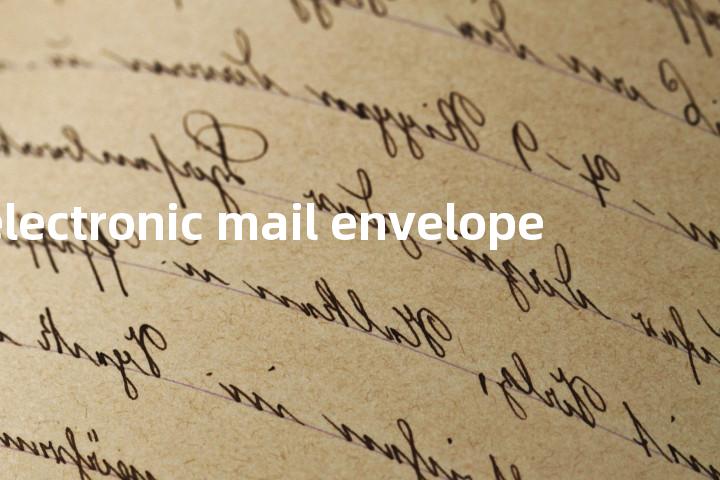 electronic mail envelope单词图解，单词释义场景配图