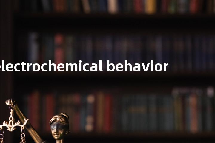 electrochemical behavior单词图解，单词释义场景配图