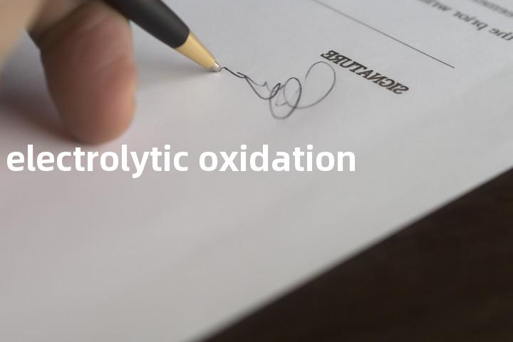 electrolytic oxidation单词图解，单词释义场景配图