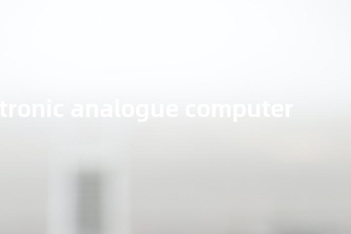 eletronic analogue computer单词图解，单词释义场景配图