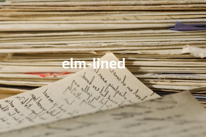 elm-lined单词图解，单词释义场景配图