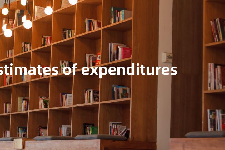 estimates of expenditures单词图解，单词释义场景配图