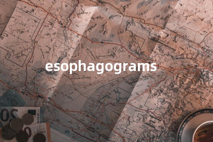 esophagograms单词图解，单词释义场景配图
