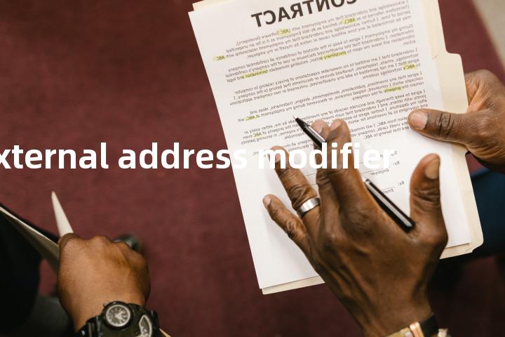 external address modifier单词图解，单词释义场景配图