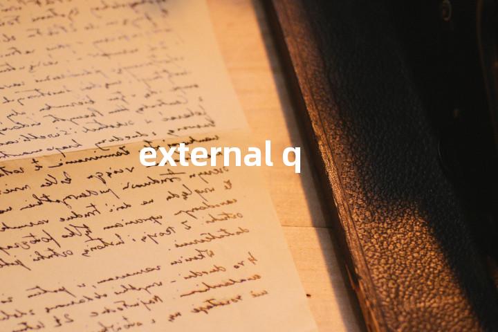 external q单词图解，单词释义场景配图