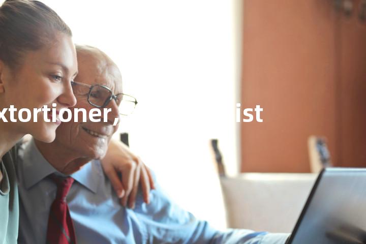 extortioner, extortionist单词图解，单词释义场景配图